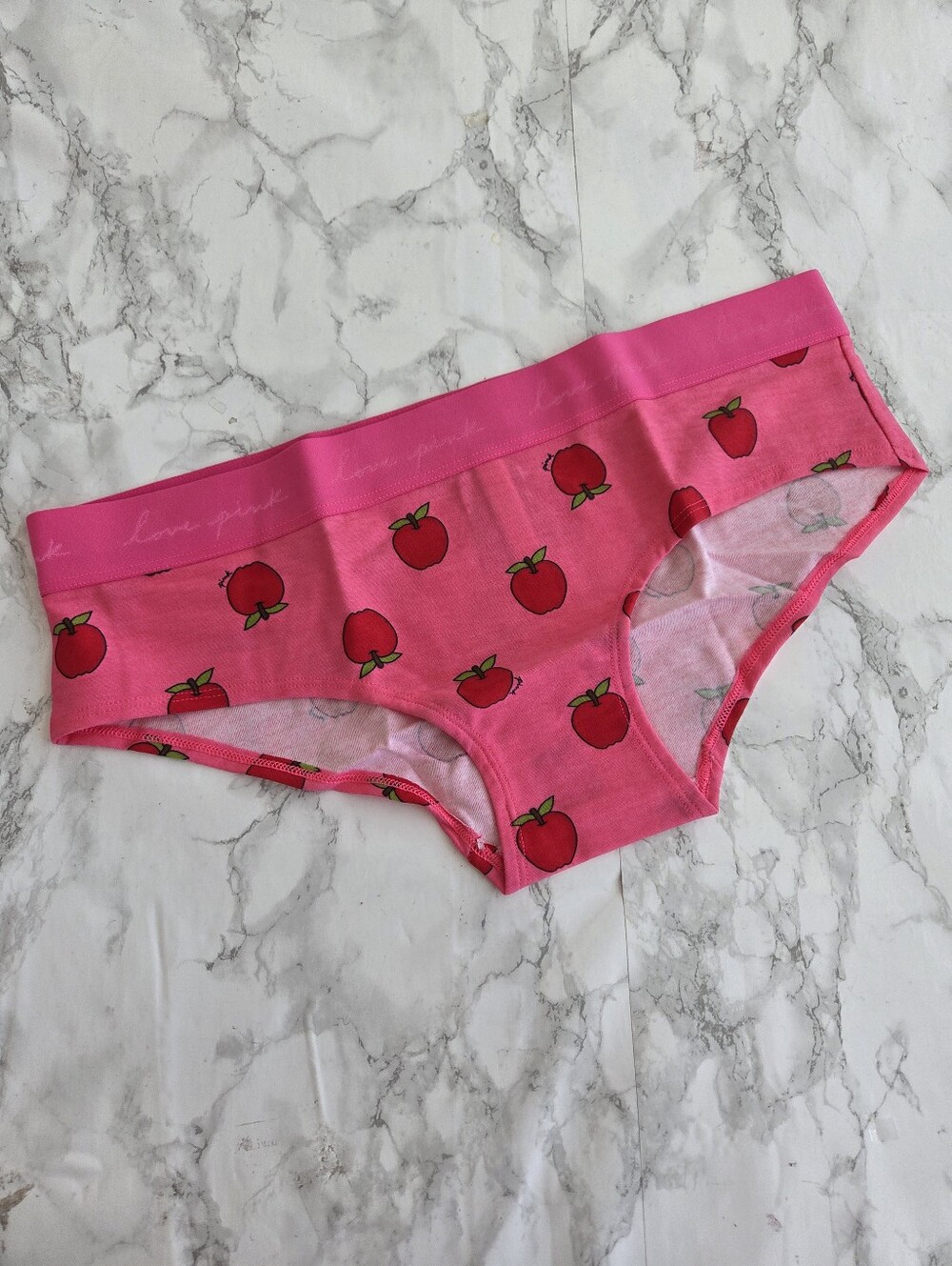 Victoria's Secret PINK Logo Cotton Hiphugger Hipster Panties XL NWT